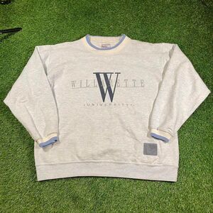 80s Willamette University crewneck sweatshirt (L)